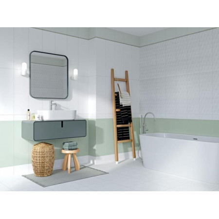 Плитка A-TY1U051\N	Trendy белый 10х25