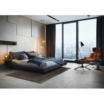 Керамогранит O-NWS-GGM401 Newstone лаппатированный темно-серый 79.8x79.8