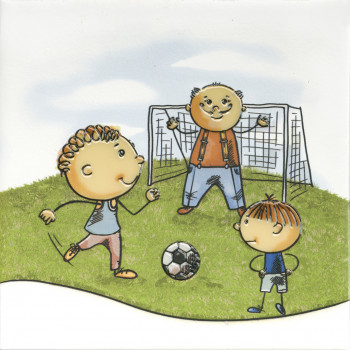 Плитка OS/A253/5009 Декор Веселые старты Футбол 20x20