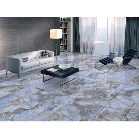 Керамогранит PR213 Honey Onyx Blue Polished 600x1200