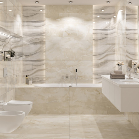 Керамогранит K-95/LR/d04 Onice MILKY 60x60