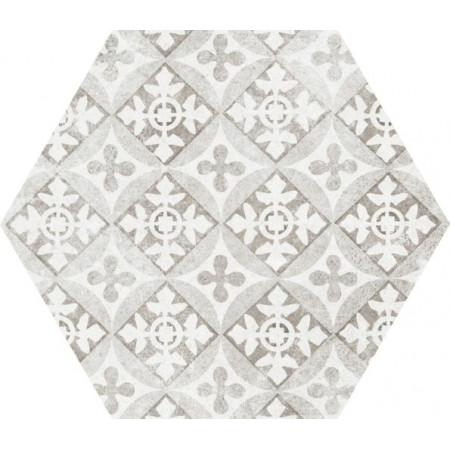 Керамогранит 22099 Hexatile Cement Garden Grey 17,5x20 (17 видов паттерна)