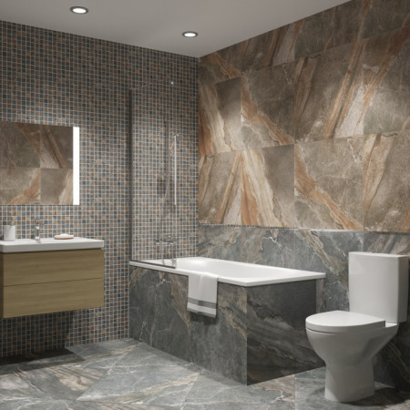 Керамогранит K-108/SR (2q108/SR) Genesis Dark Grey Matt 60x60