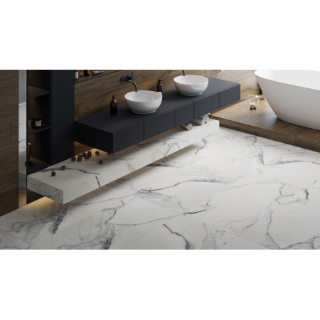 Ступени K-2001/LR/st01 Iceberg White 294х600x10