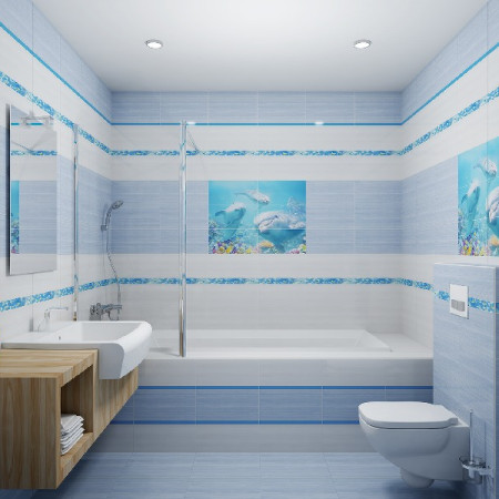 Плитка Декор Water D2D224 40х20