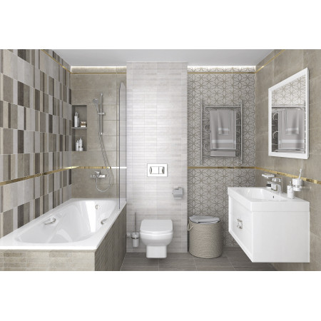 Плитка 17-01-11-2483 Craft полоски бежевый 20х60