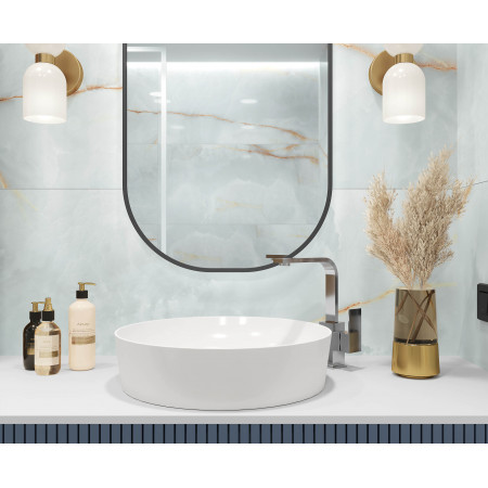 Керамогранит Onyx Dawn Sky голубой Полированный 60x120