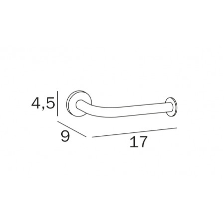 Держатель туалетной бумаги INDA ONE A24250CR