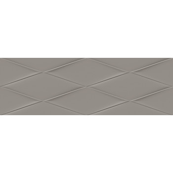 Плитка VGU092 Vegas рельеф серый 25x75