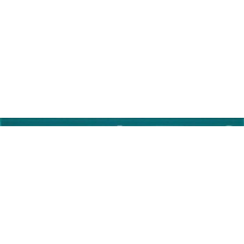 Плитка Бордюр стеклянный бирюза 2,3х60