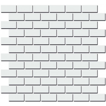 Плитка 191/001 Турнон белый матовый мозаичный декор 32*30