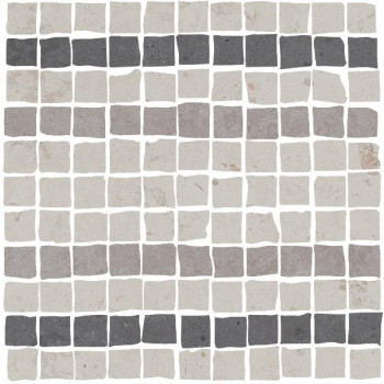 Мозаика MBS009 Про Лаймстоун Спакко 3 мозаичный матовый 20х20