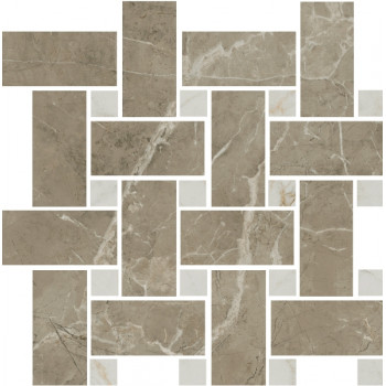 Мозаика T038/SG6541 Серенада мозаичный бежевый тёмный лаппатированный 32x32