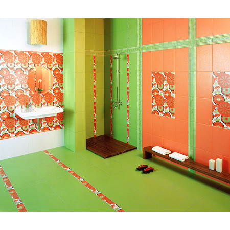 Плитка B1691/6157 Журавли 6x40