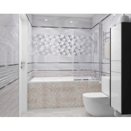 Плитка Декор Diadema Perla белый 17-03-00-1186-0 20х60