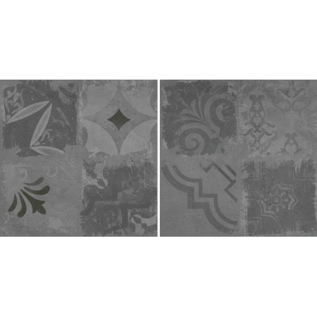 Керамогранит BIEN0041 Bona Dea D.Gray Decofon Rec 600x600x8,5