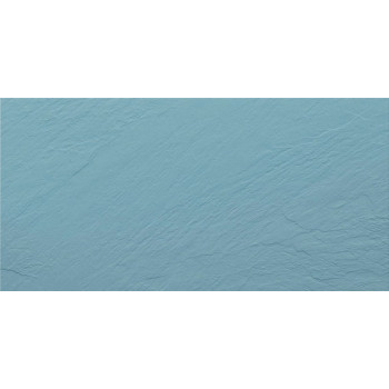 Керамогранит UF008 голубой моноколор рельеф 60х30