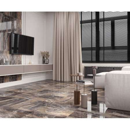 Керамогранит Electra Brown Полированный 60x60