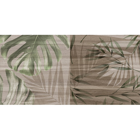 Плитка 08-01-17-2454 Organic табачный узор 20х40