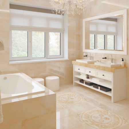 Керамогранит K-95/LR/d04 Onice MILKY 60x60