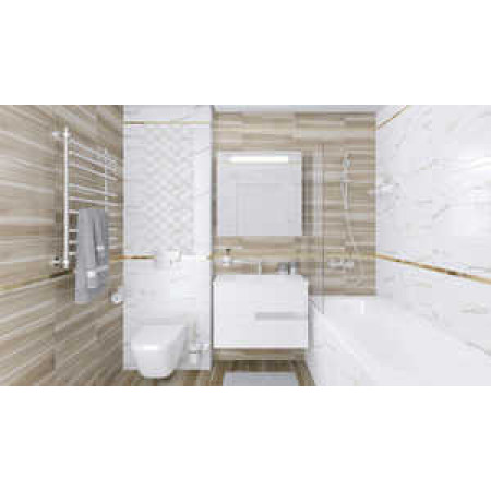 Плитка Champagne Mosaic Декор белый 20х50