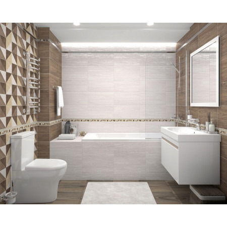 Плитка 34001 Village белый 25х50