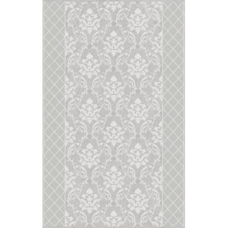 Плитка AZ/A053/6424 Декор Мотиво серый светлый глянцевый 25x40