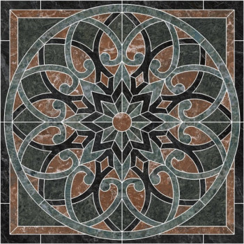 Керамогранит ID110 Риальто наборный лаппатированный 120x120