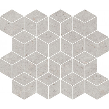 Мозаика T017/14053 Декор Риккарди мозаичный серый светлый матовый 45x37,5