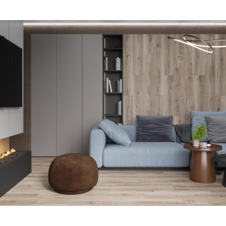 Керамогранит Epiq Tortora серо-бежевый Матовый Структурный 20x120