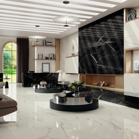 Ступени 620070002111 Empire Calacatta Black Scal. Ang. Sx 33x60