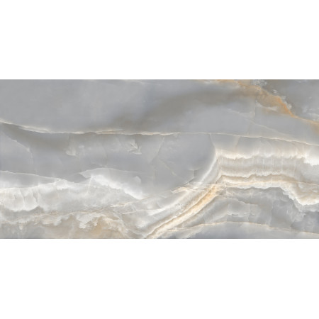 Керамогранит Onyx Azul серый Полированный 60x120