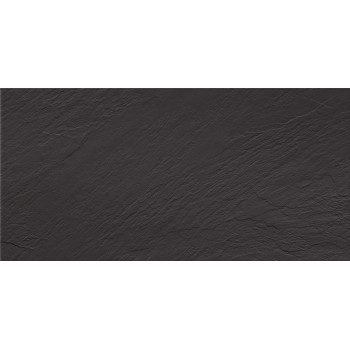 Керамогранит UF019 (насыщенно-черный моноколор) рельефный ректифицированный 120х60
