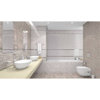 Плитка Champagne Mosaic Декор белый 20х50