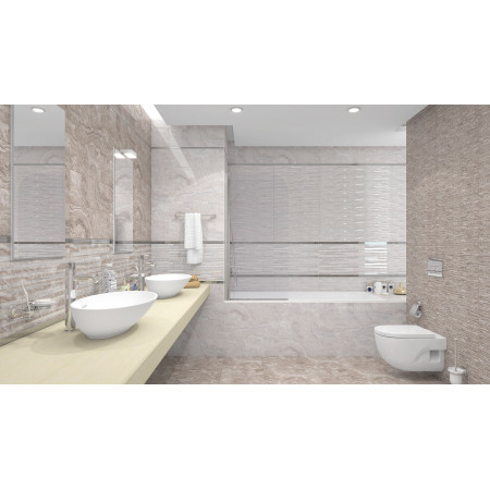 Плитка Champagne Mosaic Декор белый 20х50