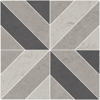 Керамогранит ID124 Декор Про Лаймстоун серый матовый 60х60