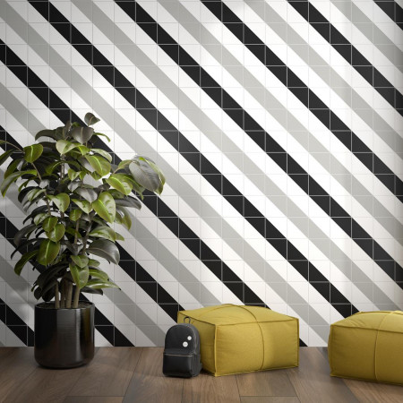 Плитка AZ/A008/5009	Декор Теорема 1 матовый 20x20