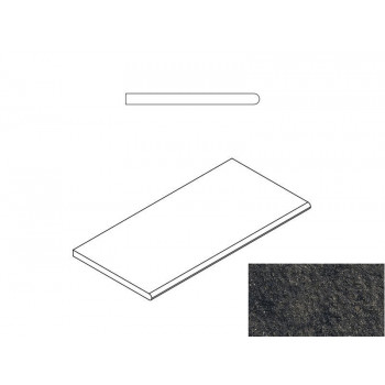 Керамогранит 620090000667 Бортик Рум Блэк закругленный Х2 30х60