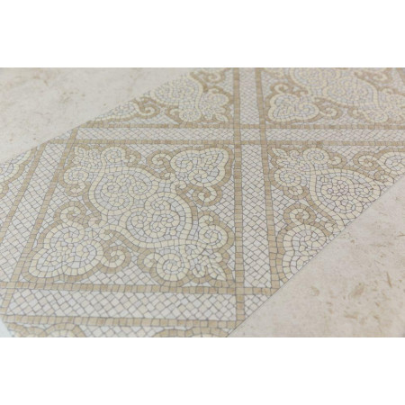 Плитка BDA021R Бордюр Карму бежевый матовый обрезной 30х12