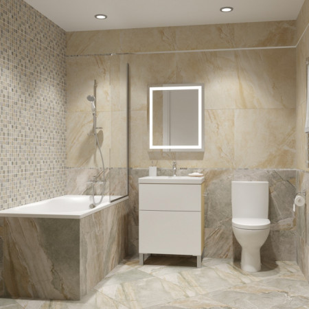 Керамогранит K-101/LR (2q101/LR) Genesis Beige Lapp 60x60