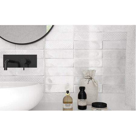 Плитка CSL523D Carly рельеф кирпичи светло-серый 29,8x59,8