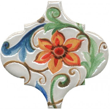 Плитка VT/A578/65000 Арабески Тоскана 2 глянцевый 6,5x6,5