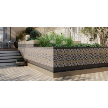 Плитка 26301 Амстердам бежевый темный матовый 6x28.5