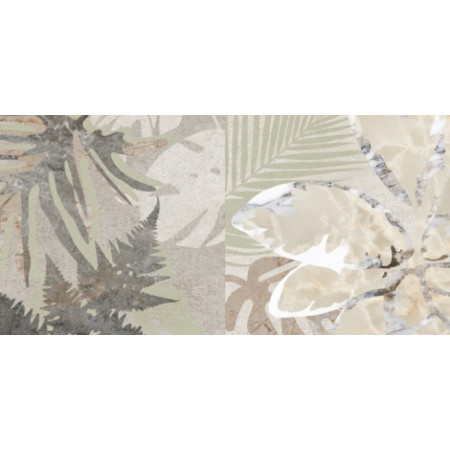 Керамогранит K949798LPR01VTE0 Marble-Beton Декор Цветочный 30x60