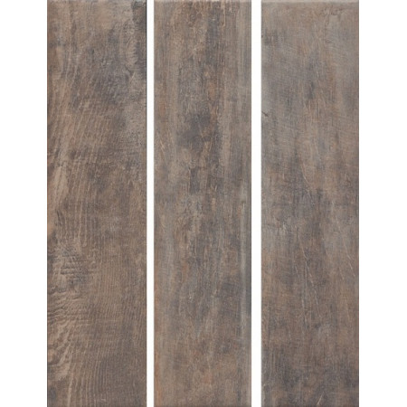 Керамогранит SG401300N Браш Вуд коричневый тёмный 9.9х40.2