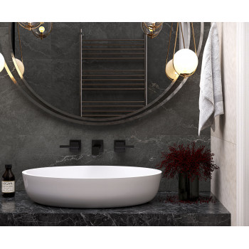 Керамогранит Leda Black Карвинг 60x60