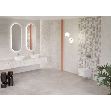 Мозаика K9498928LPR1VTE0 Beton-Terrazzo Мозаичный микс Светлый 30х30