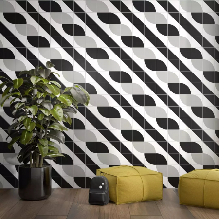 Плитка AZ/B010/5009 Декор Теорема 6 матовый 20x20