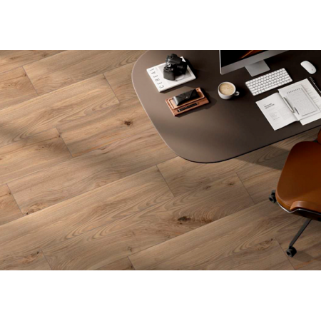 Керамогранит VividWood Дуб Матовый R10А Рельеф 20x120