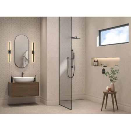 Мозаика T017/14053 Декор Риккарди мозаичный серый светлый матовый 45x37,5